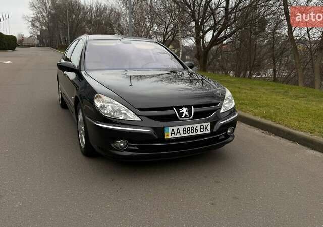 Чорний Пежо 607, об'ємом двигуна 2.2 л та пробігом 218 тис. км за 5800 $, фото 2 на Automoto.ua