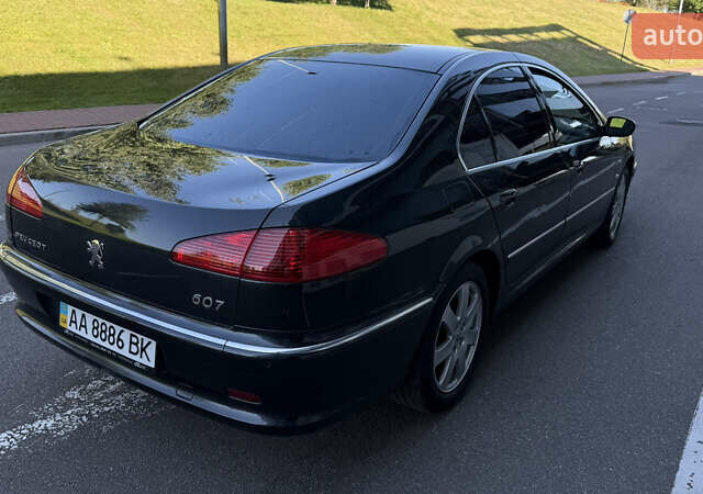 Черный Пежо 607, объемом двигателя 2.2 л и пробегом 212 тыс. км за 5900 $, фото 12 на Automoto.ua