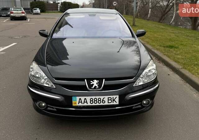 Чорний Пежо 607, об'ємом двигуна 2.2 л та пробігом 218 тис. км за 5800 $, фото 17 на Automoto.ua