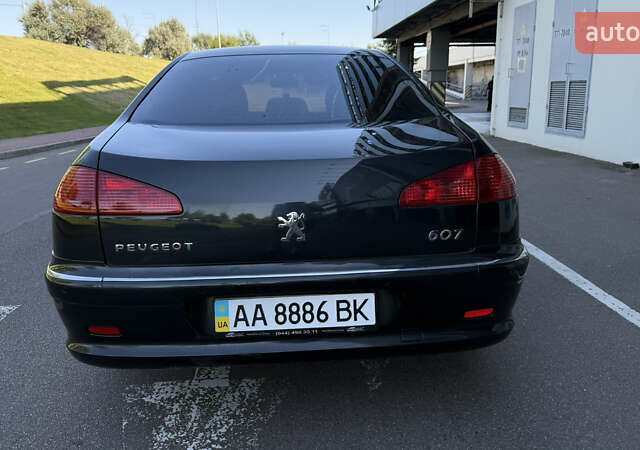 Черный Пежо 607, объемом двигателя 2.2 л и пробегом 212 тыс. км за 5900 $, фото 10 на Automoto.ua
