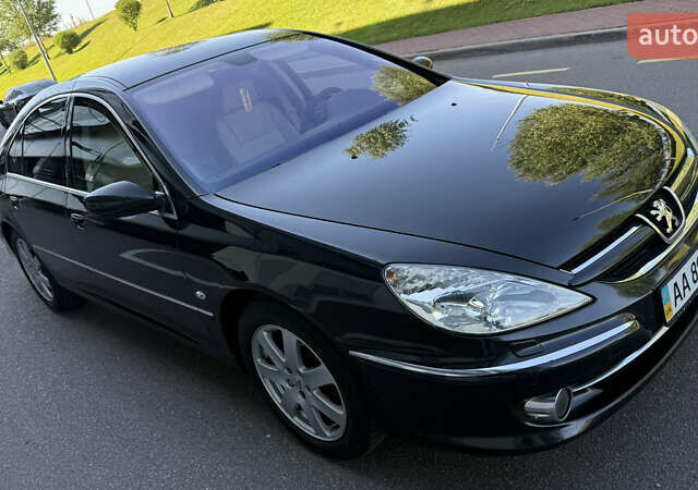 Черный Пежо 607, объемом двигателя 2.2 л и пробегом 212 тыс. км за 5900 $, фото 2 на Automoto.ua