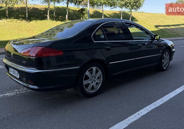 Черный Пежо 607, объемом двигателя 2.2 л и пробегом 212 тыс. км за 5900 $, фото 13 на Automoto.ua