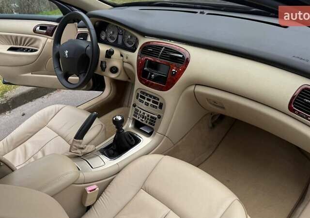 Чорний Пежо 607, об'ємом двигуна 2.2 л та пробігом 218 тис. км за 5800 $, фото 32 на Automoto.ua