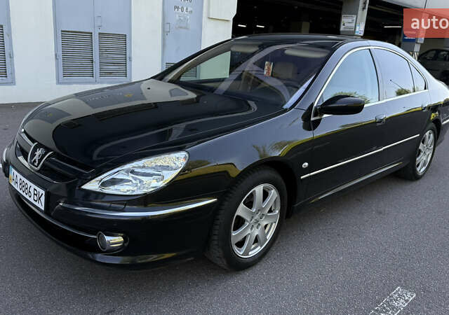 Черный Пежо 607, объемом двигателя 2.2 л и пробегом 212 тыс. км за 5900 $, фото 6 на Automoto.ua