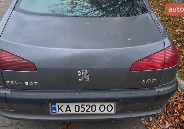 Пежо 607 2001 в Киеве на Automoto.ua Серый Пежо 607, объемом двигателя 2.23 л и пробегом 320 тыс. км за 4500 $, фото 6 на Automoto.ua