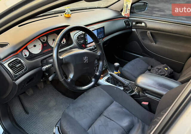 Серый Пежо 607, объемом двигателя 2.2 л и пробегом 343 тыс. км за 3700 $, фото 17 на Automoto.ua