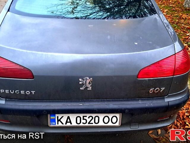 Серый Пежо 607, объемом двигателя 2.2 л и пробегом 320 тыс. км за 4500 $, фото 4 на Automoto.ua