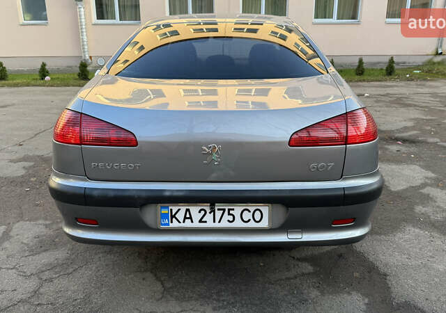 Серый Пежо 607, объемом двигателя 2.2 л и пробегом 343 тыс. км за 3700 $, фото 11 на Automoto.ua