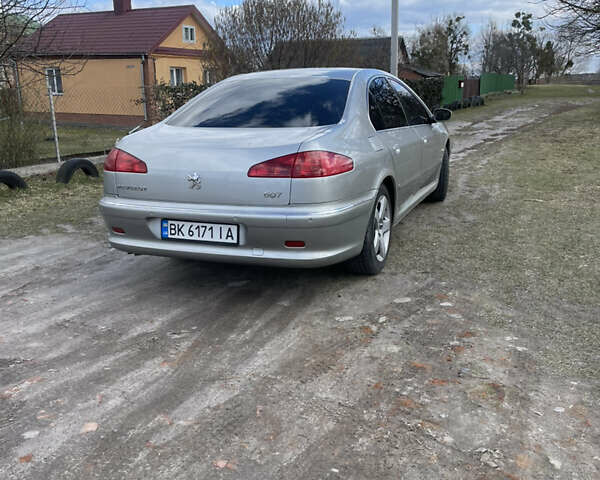 Серый Пежо 607, объемом двигателя 2.18 л и пробегом 401 тыс. км за 4199 $, фото 6 на Automoto.ua