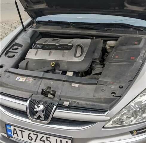 Серый Пежо 607, объемом двигателя 2.72 л и пробегом 298 тыс. км за 5100 $, фото 5 на Automoto.ua