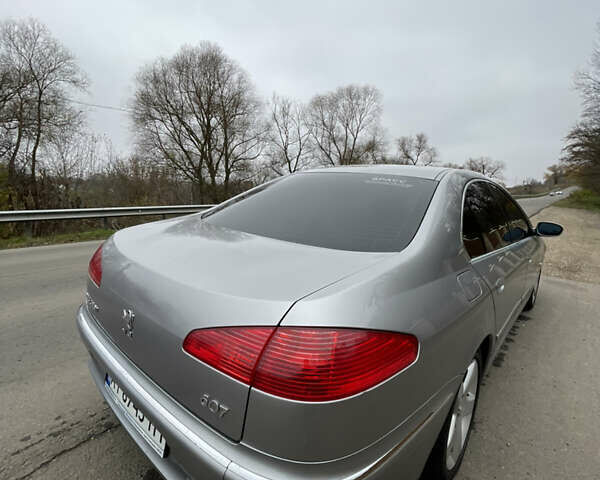 Серый Пежо 607, объемом двигателя 2.7 л и пробегом 298 тыс. км за 4700 $, фото 5 на Automoto.ua