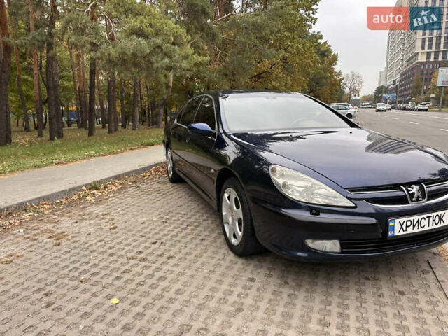 Синий Пежо 607, объемом двигателя 2.2 л и пробегом 300 тыс. км за 4600 $, фото 4 на Automoto.ua