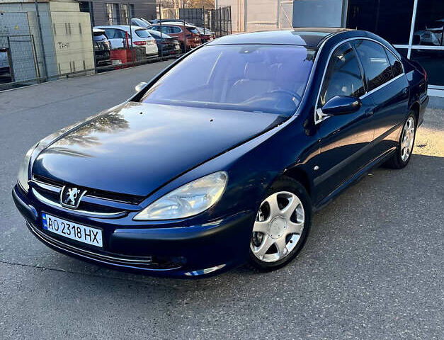 Синий Пежо 607, объемом двигателя 3 л и пробегом 220 тыс. км за 2750 $, фото 1 на Automoto.ua