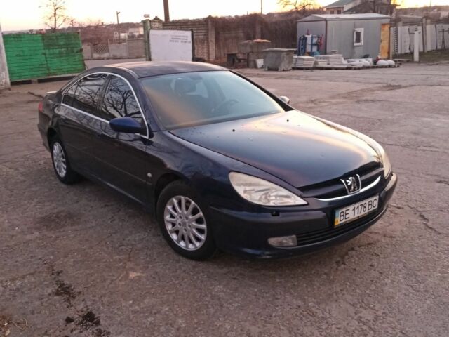 Синий Пежо 607, объемом двигателя 2 л и пробегом 414 тыс. км за 3200 $, фото 3 на Automoto.ua