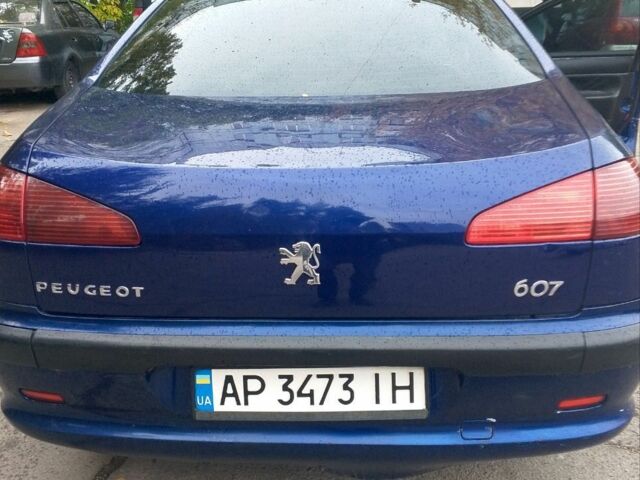 Пежо 607 2001 в Запорожье на Automoto.ua Синий Пежо 607, объемом двигателя 2.2 л и пробегом 410 тыс. км за 2500 $, фото 3 на Automoto.ua