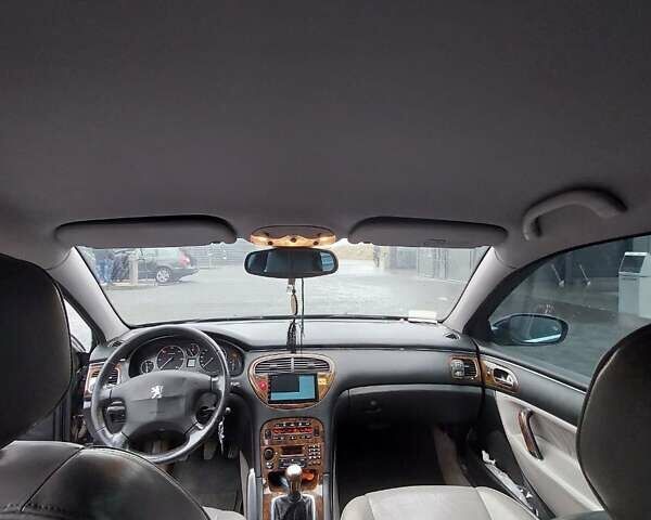 Синий Пежо 607, объемом двигателя 2.2 л и пробегом 267 тыс. км за 3750 $, фото 2 на Automoto.ua