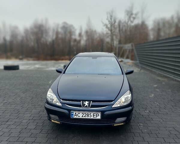 Синий Пежо 607, объемом двигателя 2.2 л и пробегом 267 тыс. км за 3750 $, фото 5 на Automoto.ua