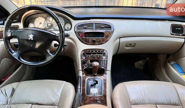 Синий Пежо 607, объемом двигателя 3 л и пробегом 220 тыс. км за 2750 $, фото 5 на Automoto.ua