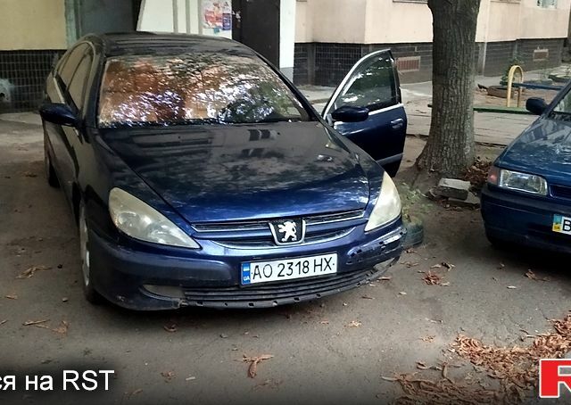 Синий Пежо 607, объемом двигателя 3 л и пробегом 407 тыс. км за 2800 $, фото 11 на Automoto.ua