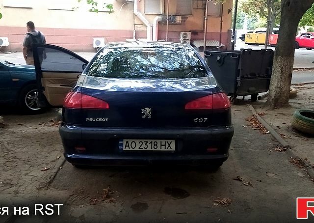 Синий Пежо 607, объемом двигателя 3 л и пробегом 407 тыс. км за 2800 $, фото 9 на Automoto.ua