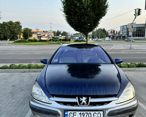 Синий Пежо 607, объемом двигателя 2.2 л и пробегом 426 тыс. км за 2999 $, фото 1 на Automoto.ua
