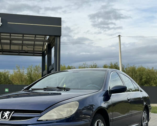 Синий Пежо 607, объемом двигателя 2.18 л и пробегом 350 тыс. км за 3700 $, фото 4 на Automoto.ua