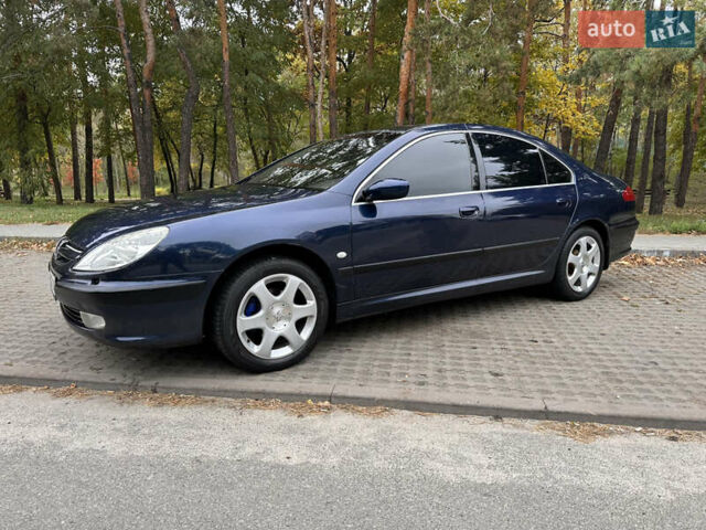 Синий Пежо 607, объемом двигателя 2.2 л и пробегом 300 тыс. км за 4600 $, фото 3 на Automoto.ua