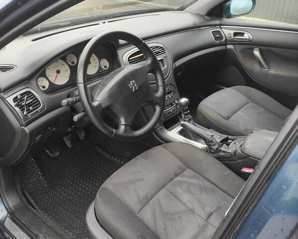 Синий Пежо 607, объемом двигателя 2.2 л и пробегом 423 тыс. км за 2300 $, фото 3 на Automoto.ua