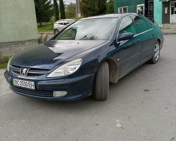 Синий Пежо 607, объемом двигателя 2 л и пробегом 420 тыс. км за 2400 $, фото 4 на Automoto.ua