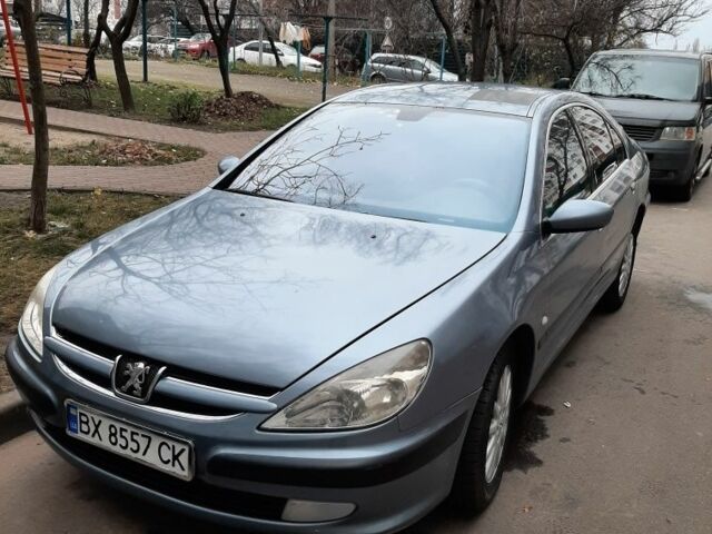 Синий Пежо 607, объемом двигателя 2.2 л и пробегом 297 тыс. км за 2377 $, фото 1 на Automoto.ua