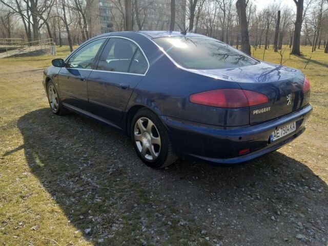 Синий Пежо 607, объемом двигателя 2.2 л и пробегом 400 тыс. км за 4200 $, фото 2 на Automoto.ua