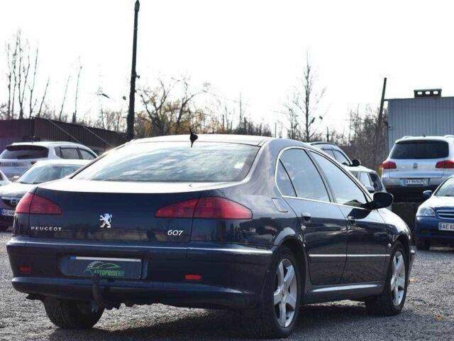 Синий Пежо 607, объемом двигателя 2.7 л и пробегом 281 тыс. км за 4699 $, фото 1 на Automoto.ua