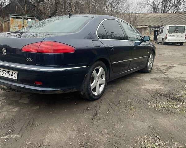 Синий Пежо 607, объемом двигателя 2.72 л и пробегом 281 тыс. км за 5000 $, фото 6 на Automoto.ua