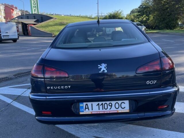 Синій Пежо 607, об'ємом двигуна 2.7 л та пробігом 314 тис. км за 4500 $, фото 2 на Automoto.ua
