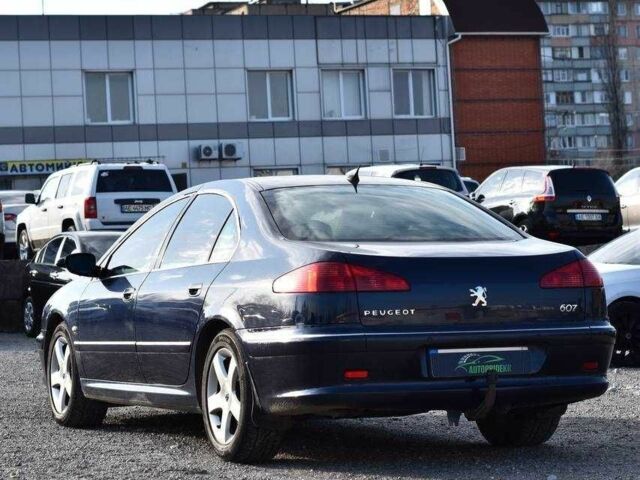 Синий Пежо 607, объемом двигателя 2.7 л и пробегом 281 тыс. км за 4699 $, фото 3 на Automoto.ua