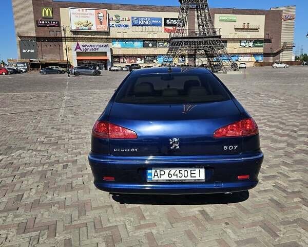 Синий Пежо 607, объемом двигателя 2.9 л и пробегом 225 тыс. км за 6600 $, фото 3 на Automoto.ua