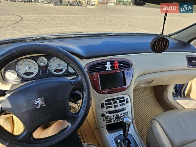 Синий Пежо 607, объемом двигателя 2.9 л и пробегом 225 тыс. км за 6600 $, фото 33 на Automoto.ua