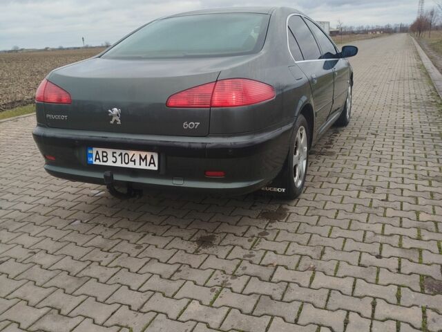 Зеленый Пежо 607, объемом двигателя 2.2 л и пробегом 378 тыс. км за 4600 $, фото 1 на Automoto.ua