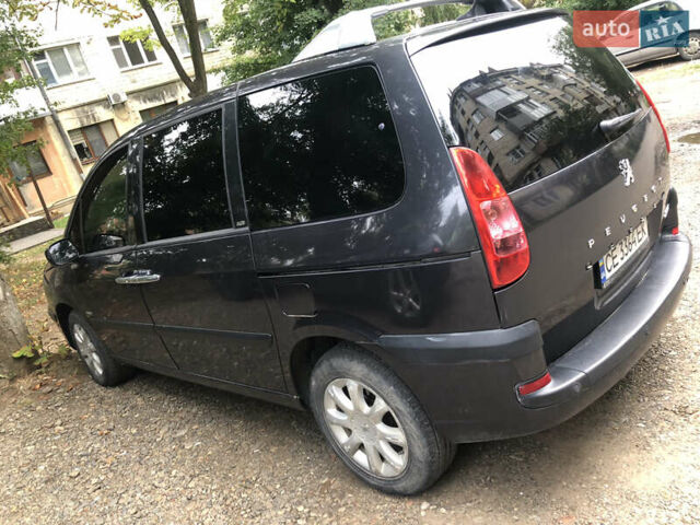 Черный Пежо 807, объемом двигателя 2.18 л и пробегом 340 тыс. км за 4300 $, фото 1 на Automoto.ua