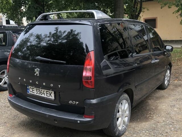 Черный Пежо 807, объемом двигателя 2.2 л и пробегом 340 тыс. км за 3700 $, фото 1 на Automoto.ua