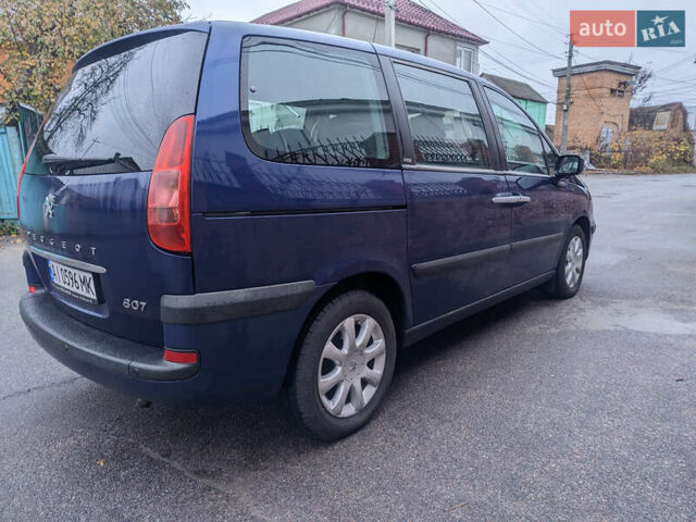 Синий Пежо 807, объемом двигателя 2 л и пробегом 303 тыс. км за 5300 $, фото 6 на Automoto.ua