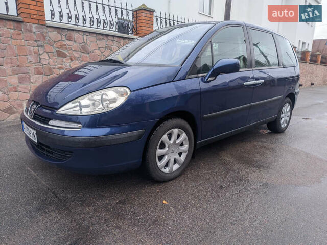 Синий Пежо 807, объемом двигателя 2 л и пробегом 303 тыс. км за 5300 $, фото 2 на Automoto.ua