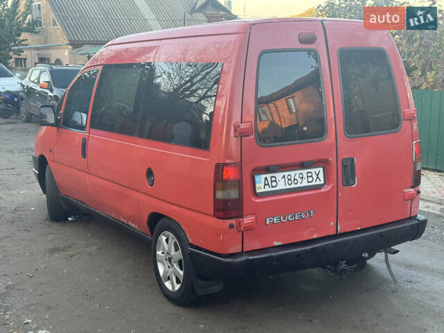 Пежо Эксперт груз.-пасс. 2000 в Виннице на Automoto.ua Красный Пежо Эксперт груз.-пасс., объемом двигателя 1.97 л и пробегом 370 тыс. км за 2700 $, фото 5 на Automoto.ua