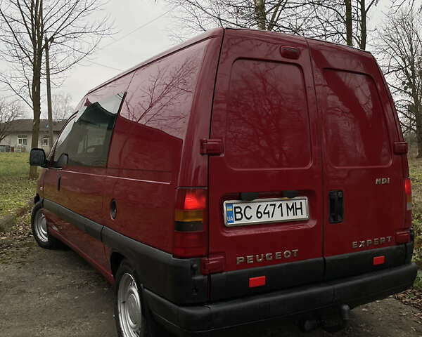 Красный Пежо Эксперт груз.-пасс., объемом двигателя 2 л и пробегом 340 тыс. км за 4200 $, фото 5 на Automoto.ua