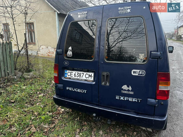 Синий Пежо Эксперт груз.-пасс., объемом двигателя 1.91 л и пробегом 373 тыс. км за 2850 $, фото 5 на Automoto.ua
