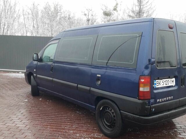 Синий Пежо Эксперт груз.-пасс., объемом двигателя 2 л и пробегом 333 тыс. км за 3700 $, фото 5 на Automoto.ua