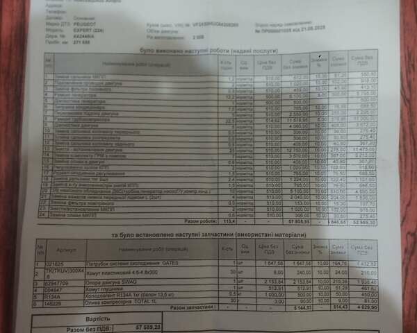 Синий Пежо Эксперт груз.-пасс., объемом двигателя 1.56 л и пробегом 278 тыс. км за 7000 $, фото 24 на Automoto.ua