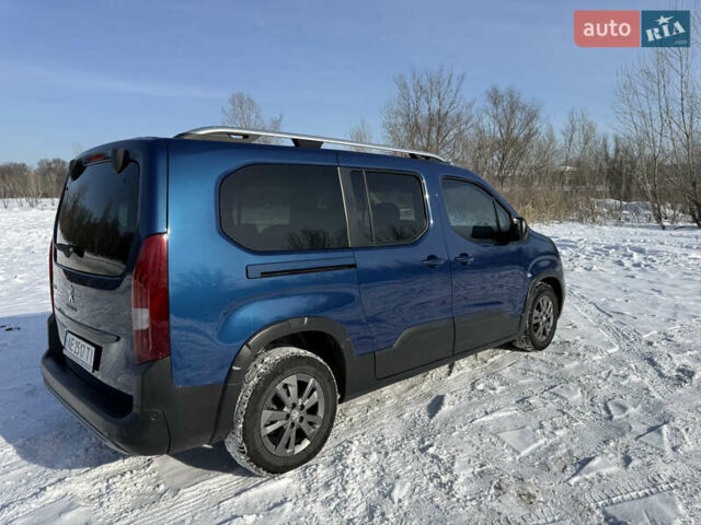 Синій Пежо Rifter, об'ємом двигуна 1.5 л та пробігом 92 тис. км за 21400 $, фото 52 на Automoto.ua