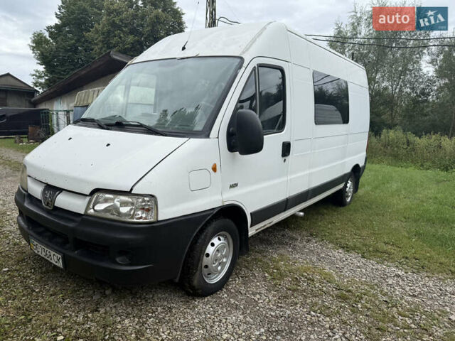 Белый Пежо Boxer, объемом двигателя 2.8 л и пробегом 420 тыс. км за 5300 $, фото 1 на Automoto.ua