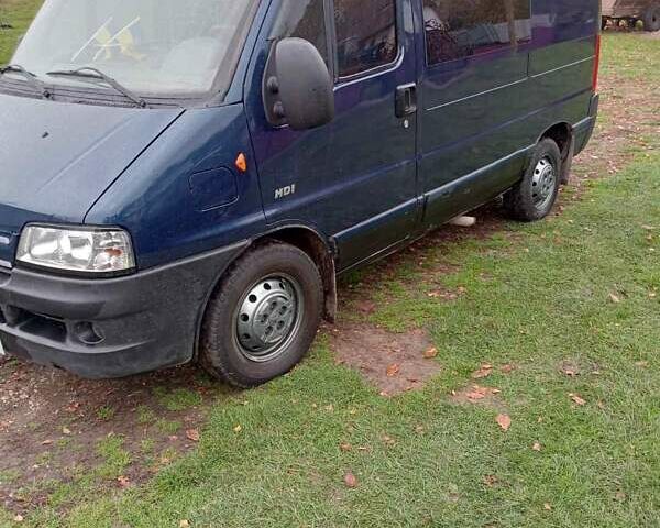Синий Пежо Boxer, объемом двигателя 2.18 л и пробегом 300 тыс. км за 2750 $, фото 1 на Automoto.ua